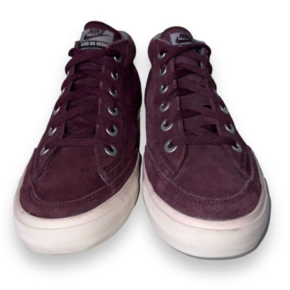Nike Go Chukka Suede Mid Casual Shoes Burgundy 487335-600 Men's 7.5 Women's 9 - Picture 3 of 12
